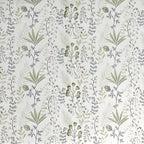 Ivory Sage Botanical Sprigs 180 TC Pure Cotton Bedsheet Set with Pillow Cover