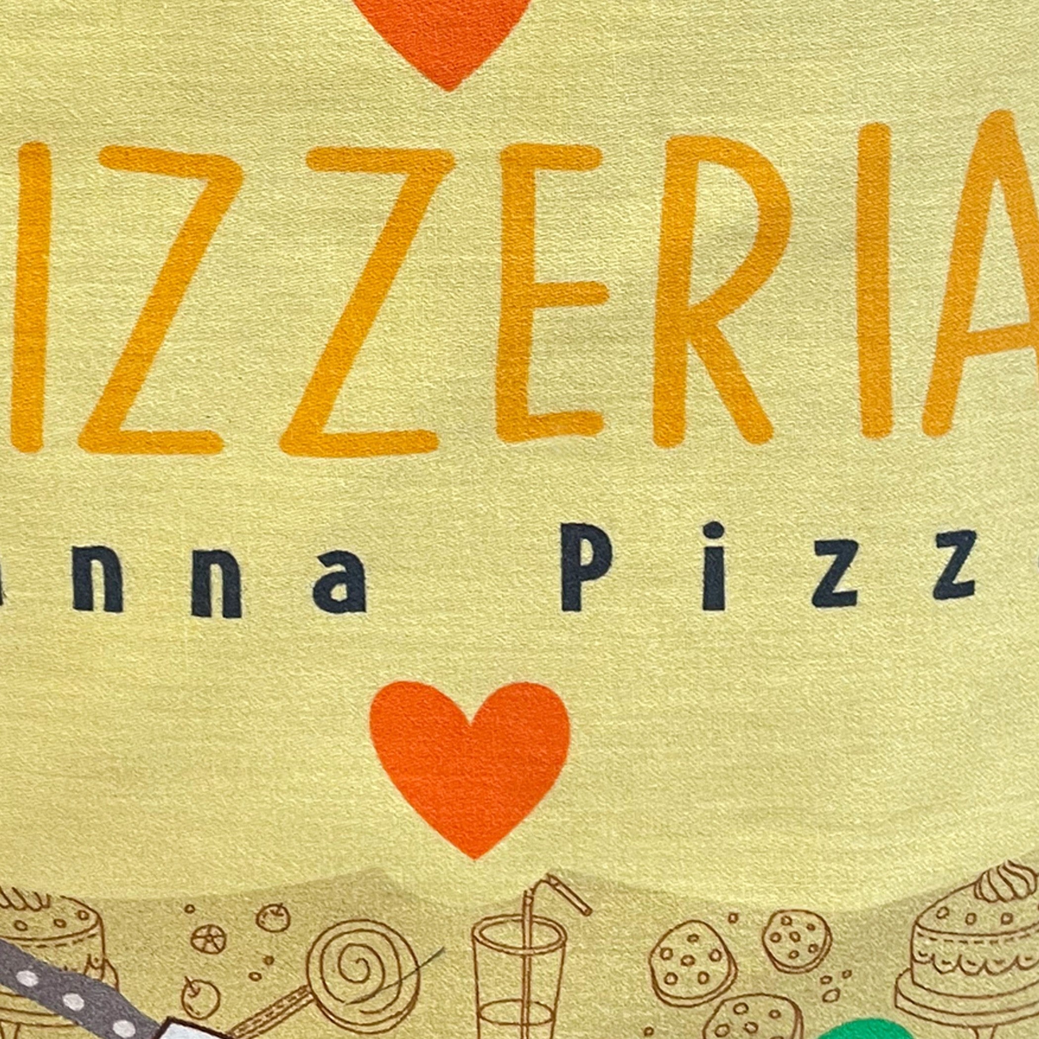 Pizzeria Wanna Pizza Printed Apron with Front Pocket