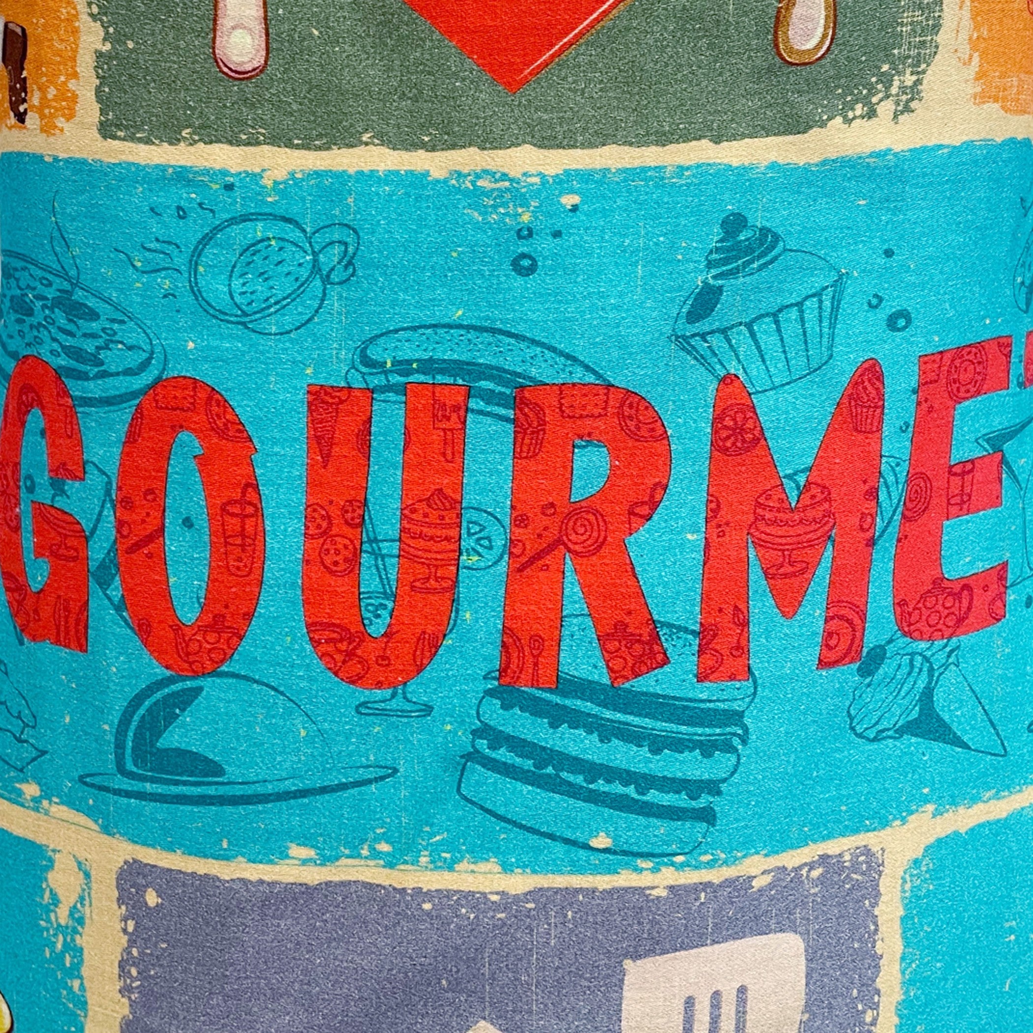 Gourmet Chef Theme Apron with Front Pocket