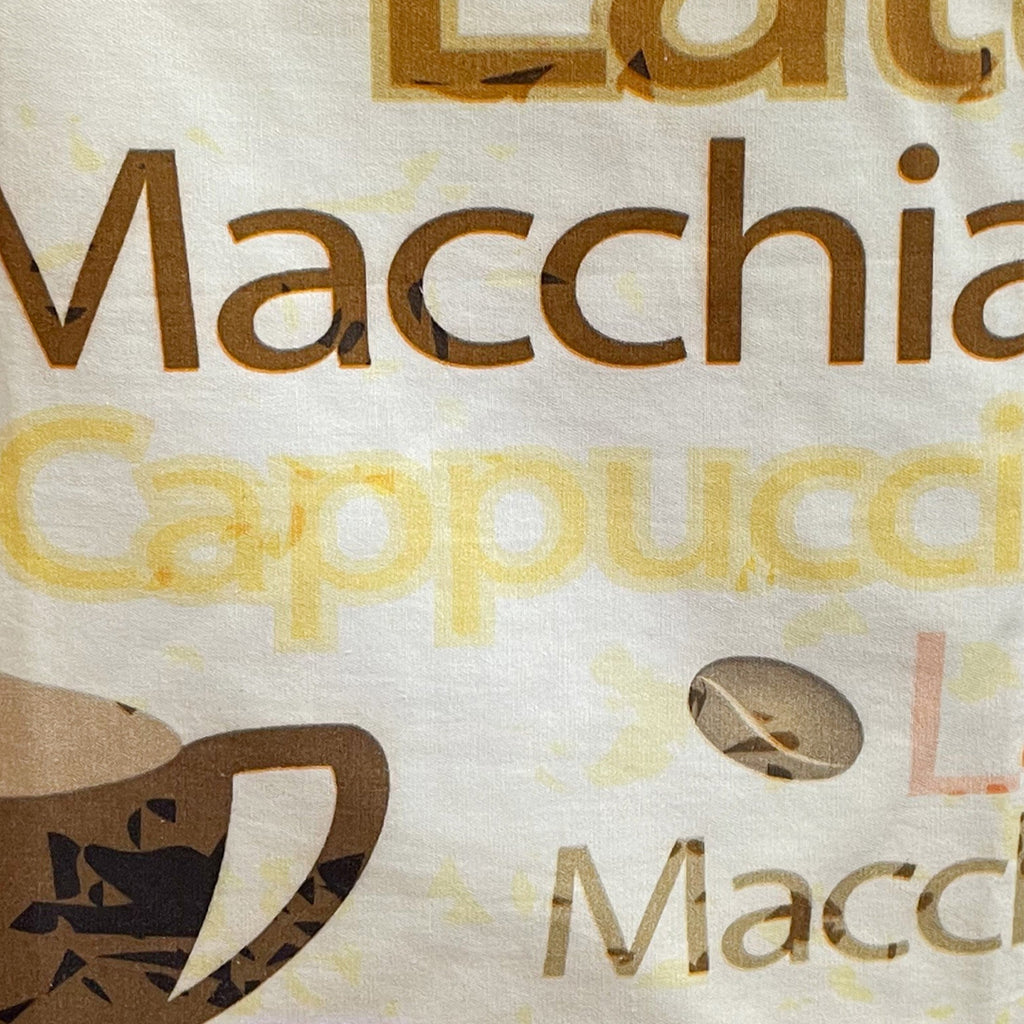 Coffee Latte Theme Apron with Front Pocket