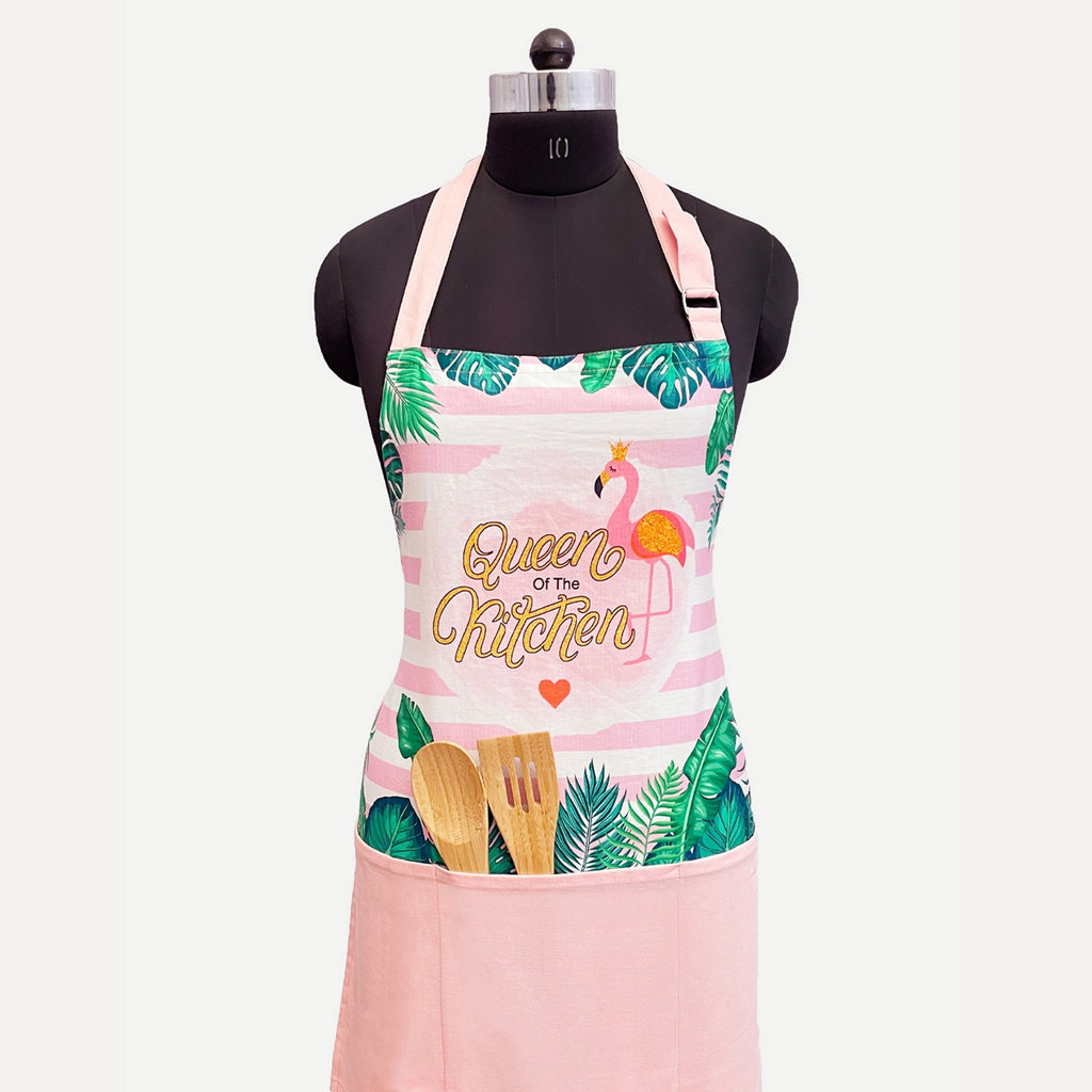 Queen of the Kitchen Adjustable Apron with Pocket