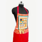 Good Food Good Mood Kitchen Apron with Pocket