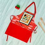 Good Food Good Mood Kitchen Apron with Pocket