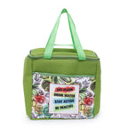 Eat Clean Printed Insulated Lunch Bag with Front & Inside Pocket