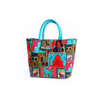 Heritage City Print Ethnic Insulated Tiffin Bag with Front & Inside Pocket
