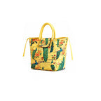 Royal Peacock Print Ethnic Insulated Tiffin Bag with Front & Inside Pocket