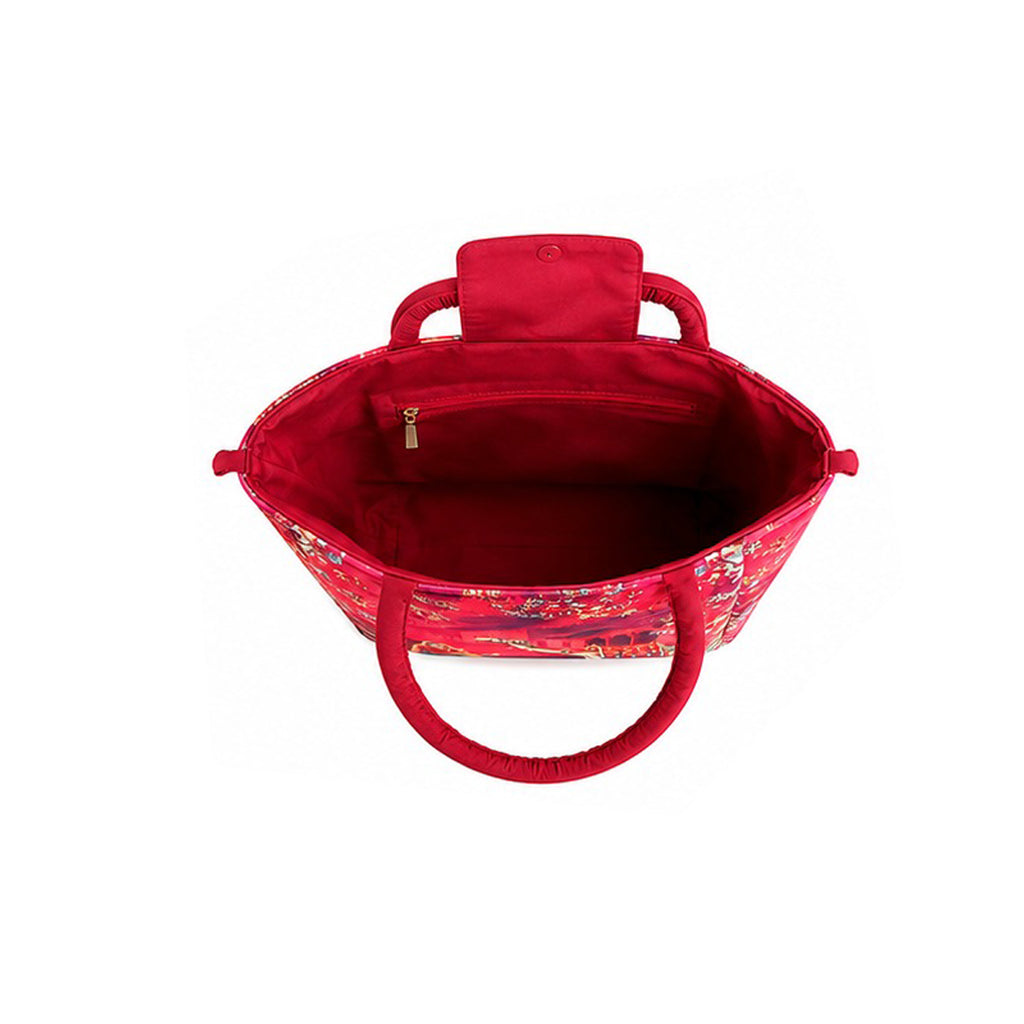 Royal Desert Print Ethnic Insulated Tiffin Bag with Front & Inside Pocket