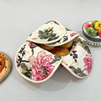 Cotton Insulated Bread & Roti Warmer Basket - Multicolor Floral