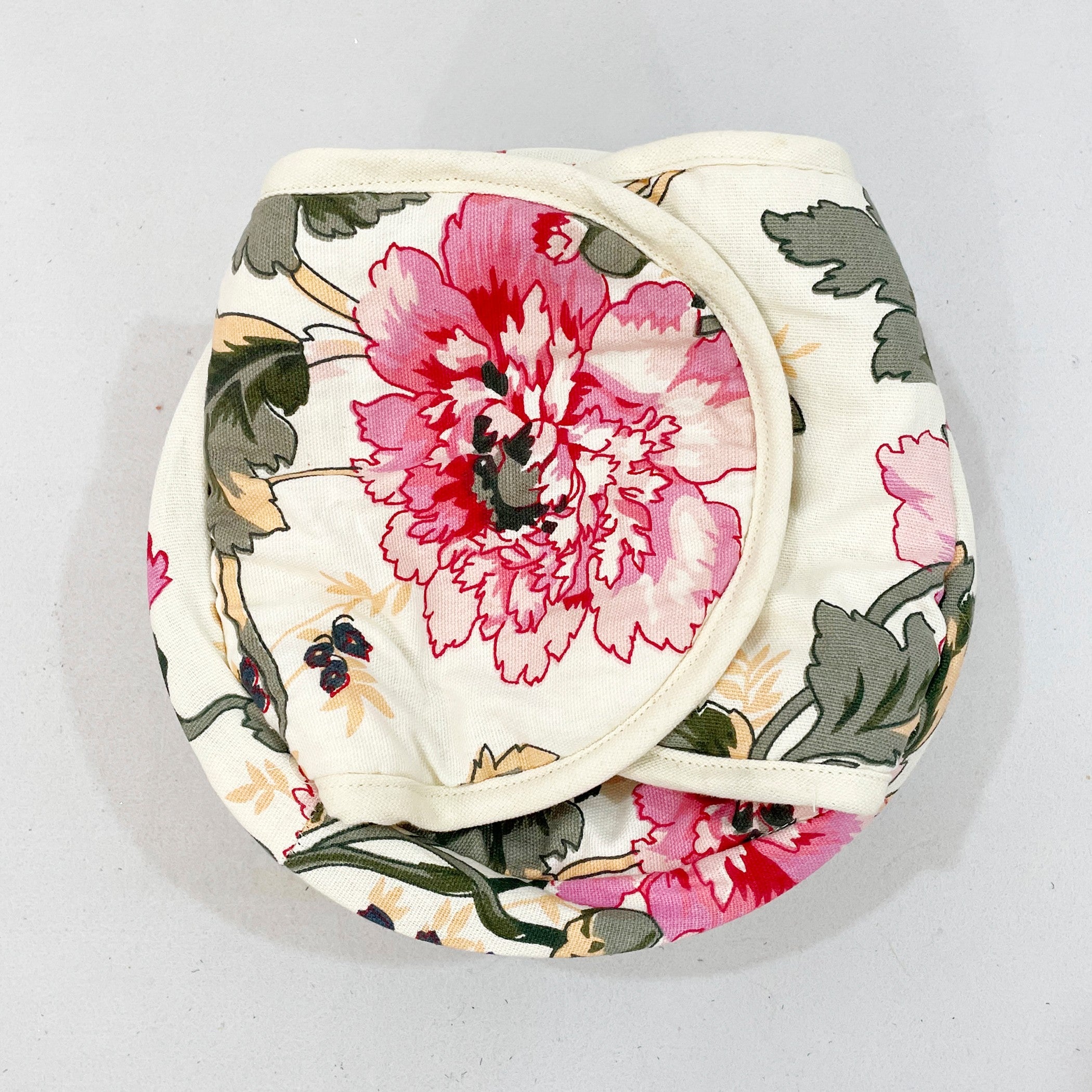 Cotton Insulated Bread & Roti Warmer Basket - Multicolor Floral