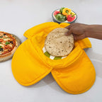 Cotton Insulated Roti & Bread Warmer Basket - Tropical Leaf Design