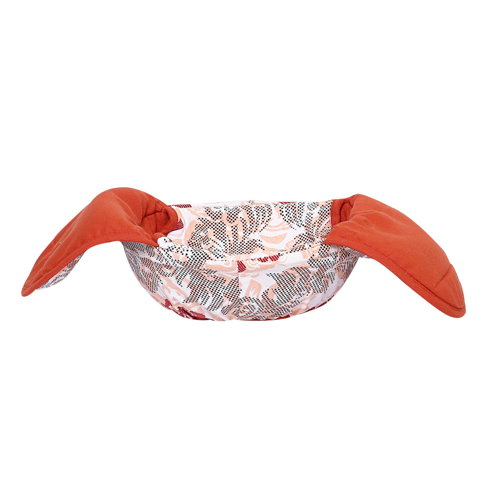 Premium Cotton Bread Basket - Insulated Roti & Bun Warmer (Multi Floral)