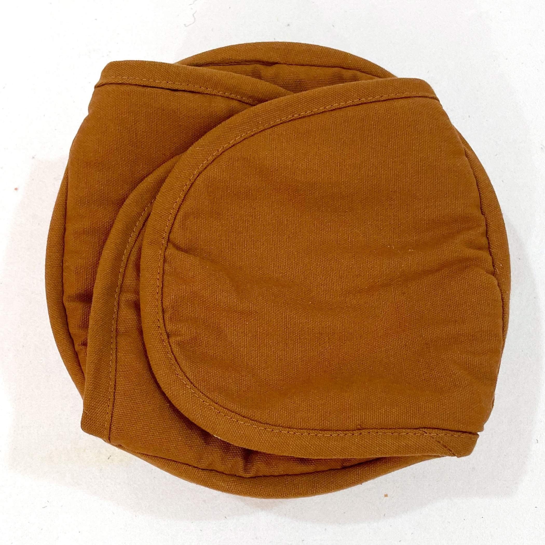 Insulated Cotton Bread Basket - Brown