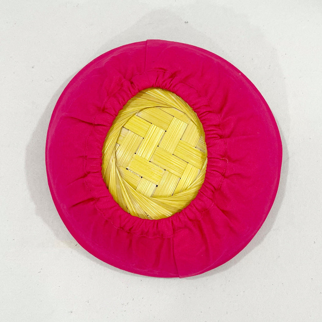 Premium Cotton Bread Basket - Insulated Roti & Bread Warmer Hot Pink