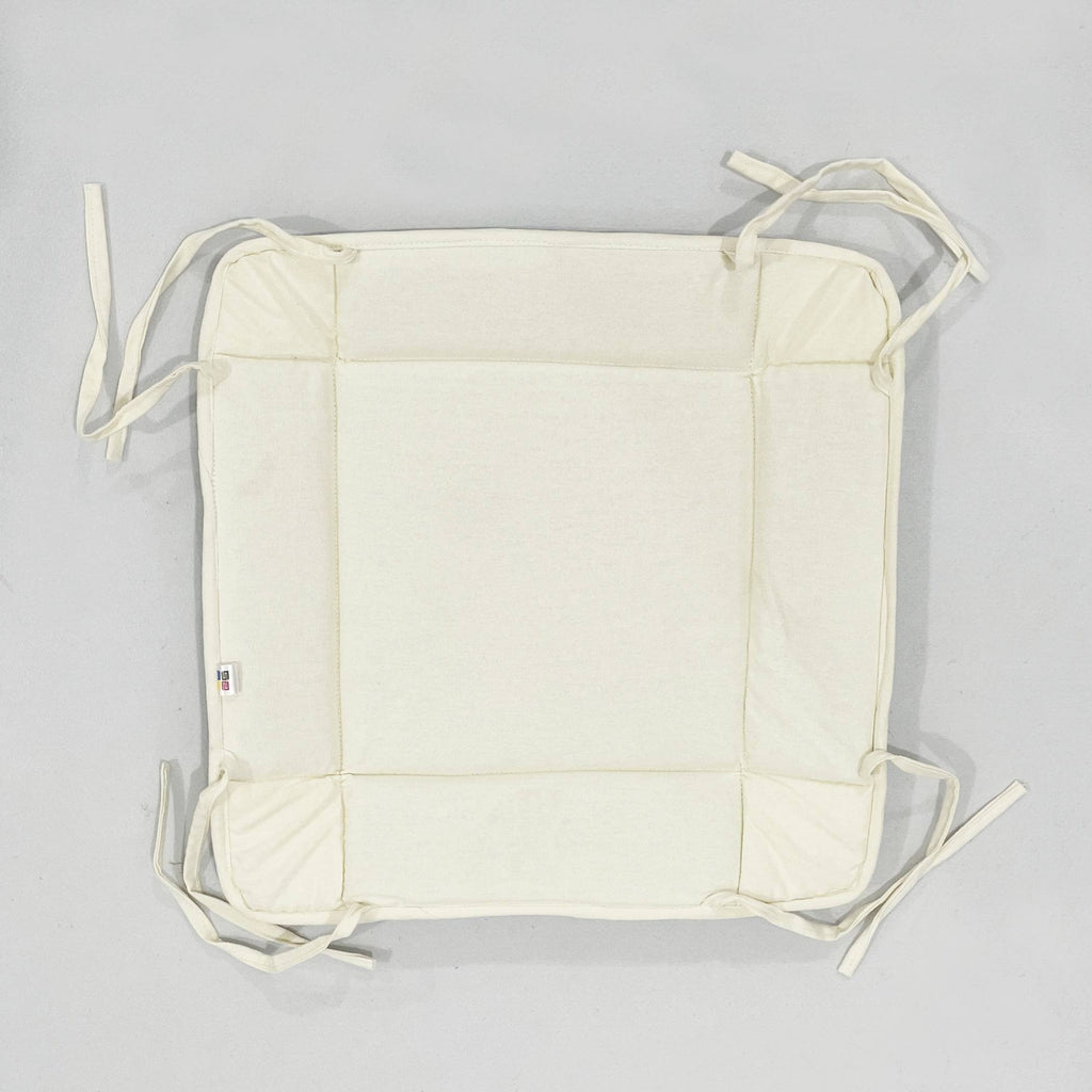 Printed Cotton Fabric Serving Basket - Blue & White