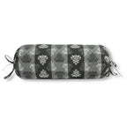 Traditional Motif Printed Pure Cotton Black Bolster Covers 30 x 30 Inches Pack Of 2