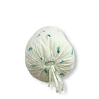 Minimal Leaf Printed Pure Cotton Cream Bolster Covers 30 x 30 Inches Pack Of 2