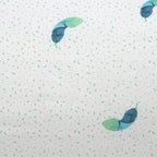 Minimal Leaf Printed Pure Cotton Cream Bolster Covers 30 x 30 Inches Pack Of 2