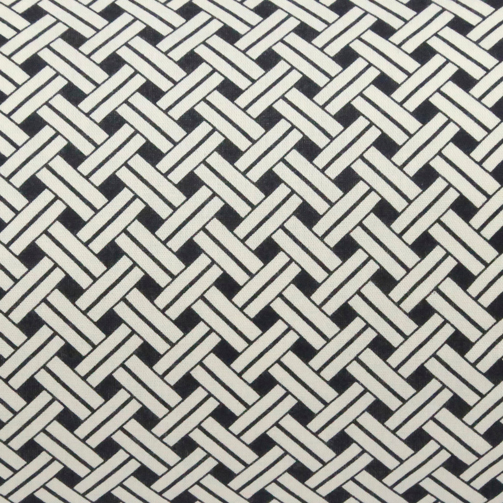Woven Geometric Printed Pure Cotton Black Bolster Covers 30 x 30 Inches Pack Of 2