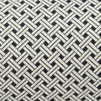 Woven Geometric Printed Pure Cotton Black Bolster Covers 30 x 30 Inches Pack Of 2