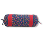 Floral Printed Pure Cotton Navy Blue Bolster Covers 30 x 30 Inches Pack Of 2