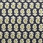 Ethnic Motif Printed Pure Cotton Black Bolster Covers 30 x 30 Inches Pack Of 2