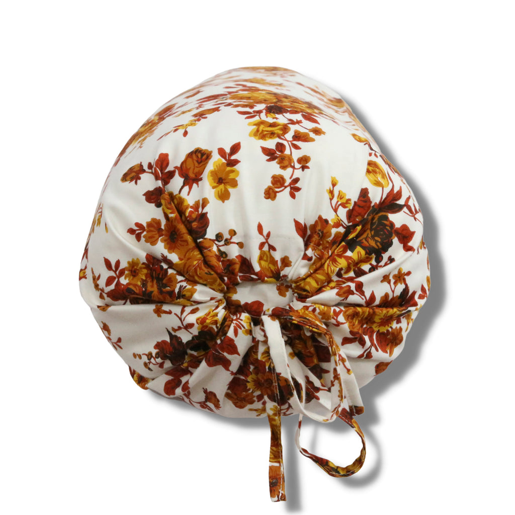 Floral Printed Pure Cotton White Bolster Covers 30 x 30 Inches Pack Of 2