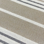 Classic Stripe Beige Pure Cotton Bed Cover King Size 90 x 100 Inches Pack of 1