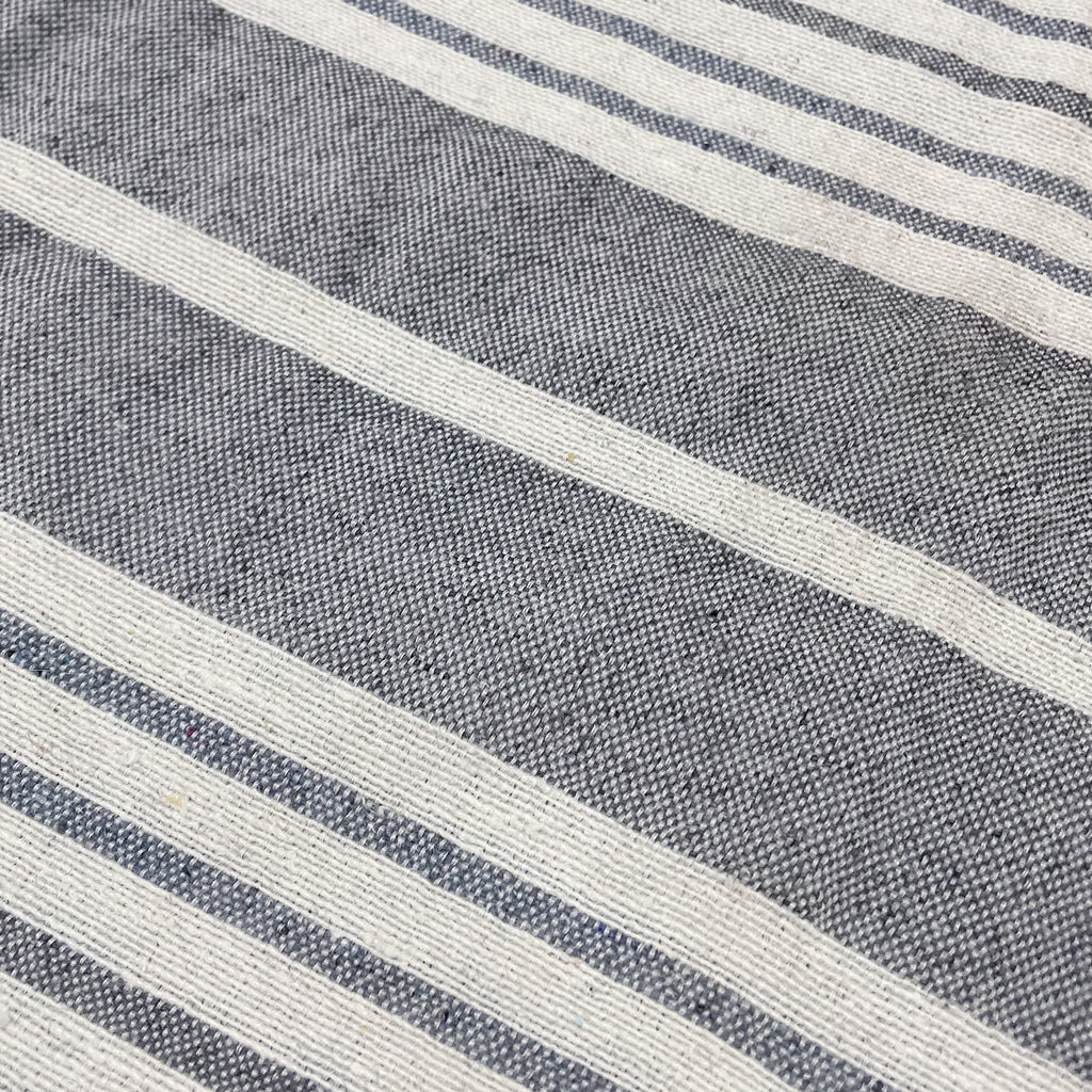 Classic Stripe Grey Pure Cotton Bed Cover King Size 90 x 100 Inches Pack of 1