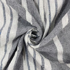 Classic Stripe Grey Pure Cotton Bed Cover King Size 90 x 100 Inches Pack of 1