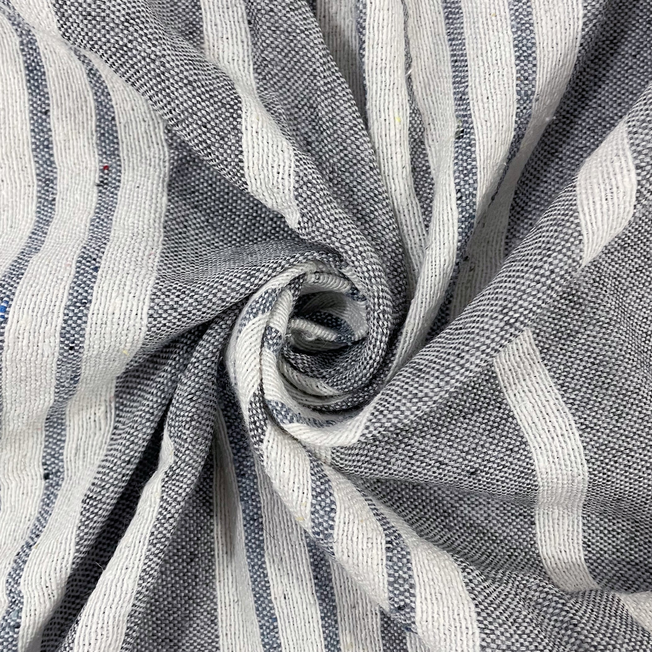 Classic Stripe Grey Pure Cotton Bed Cover King Size 90 x 100 Inches Pack of 1