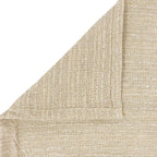 Solid Beige Pure Cotton Bed Cover King Size 90 x 100 Inches with 2 Pillow Covers Pack of 1