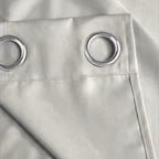 Ivory Serenity 250 GSM Polyester 100% Blackout Eyelet Curtain