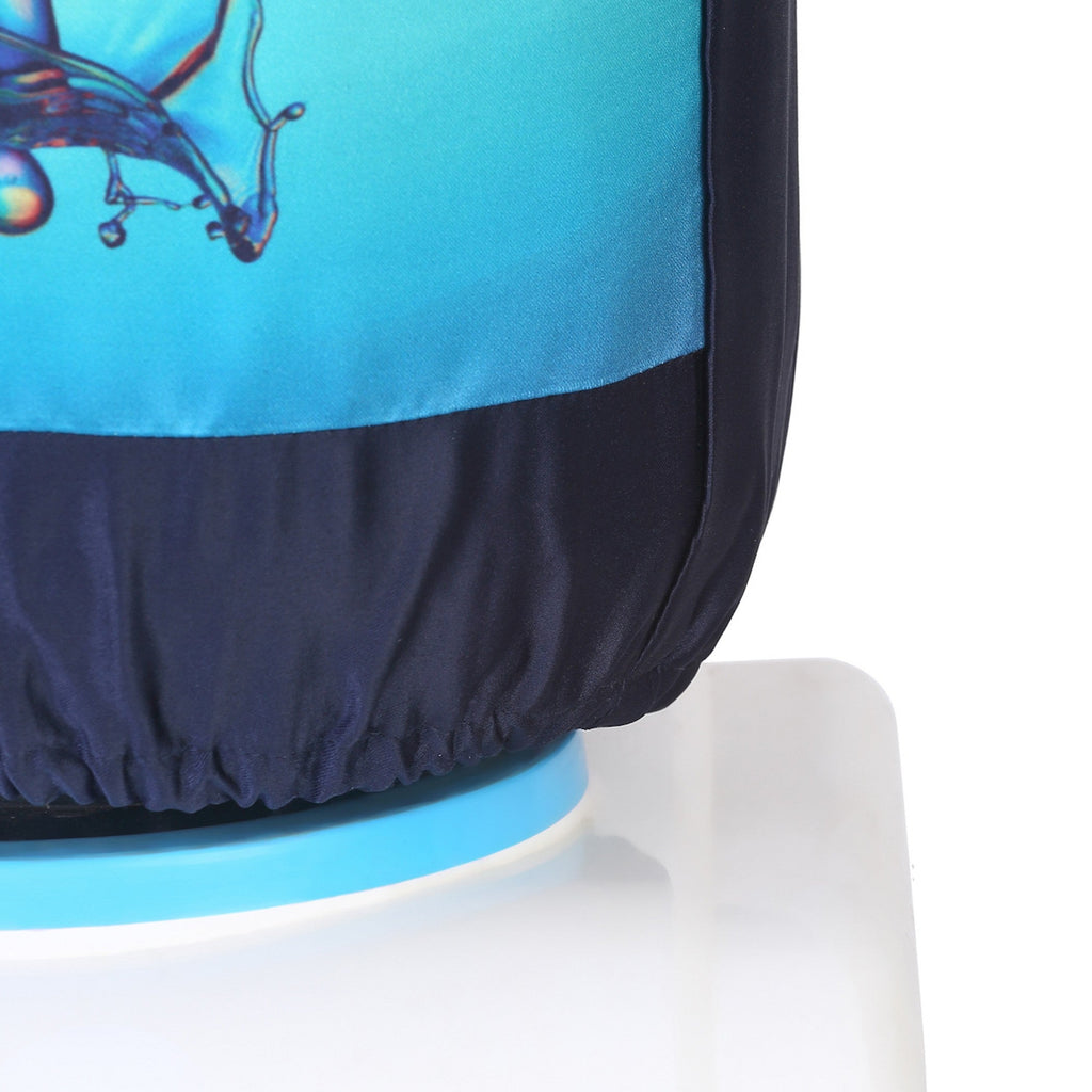 Water Drop Reflection Printed Water Dispenser Bottle Cover - 20 Litre