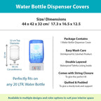 Hey You Drink Some Water Printed Water Dispenser Bottle Cover - 20 Litre