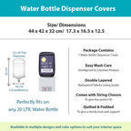 Smiles Are Always in Fashion 20 Litre Water Dispenser Bottle Cover - Reusable Fabric Dust Protector