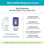 Jal Hai Toh Kal Hai 20 Litre Water Dispenser Bottle Cover - Reusable Fabric Dust Protector