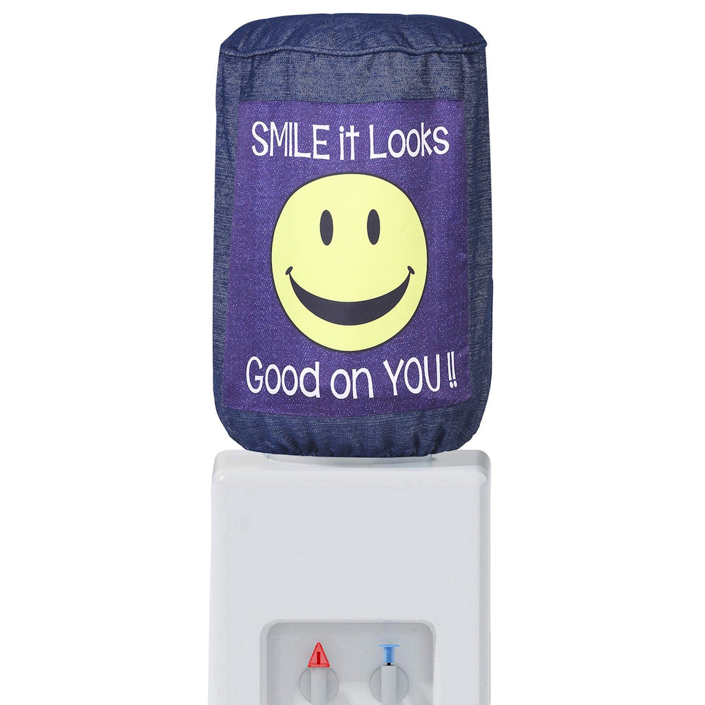 Smile It Looks Good on You 20 Litre Water Dispenser Bottle Cover - Reusable Fabric Dust Protector