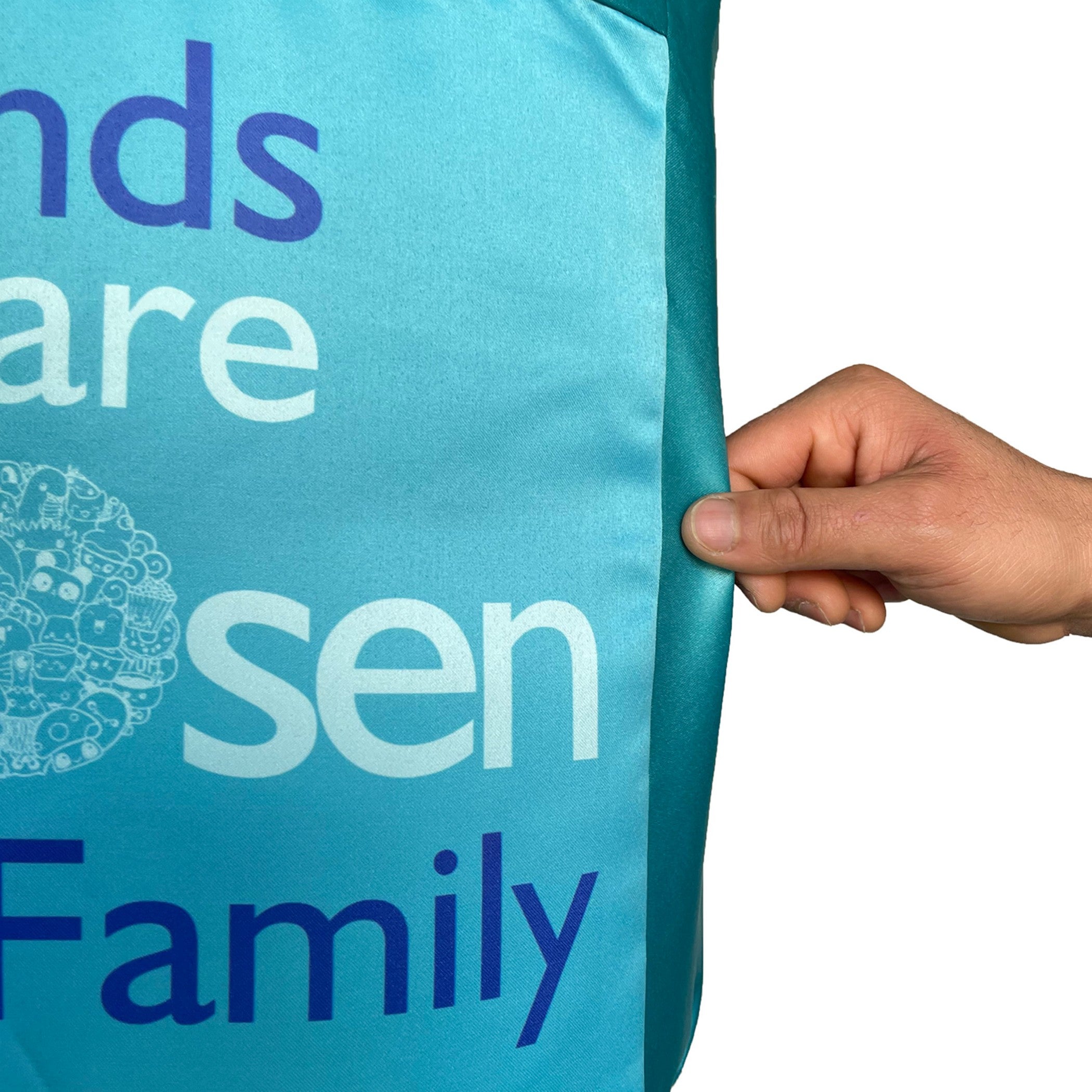 Friends Are Chosen Family 20 Litre Water Dispenser Bottle Cover - Reusable Fabric Dust Protector