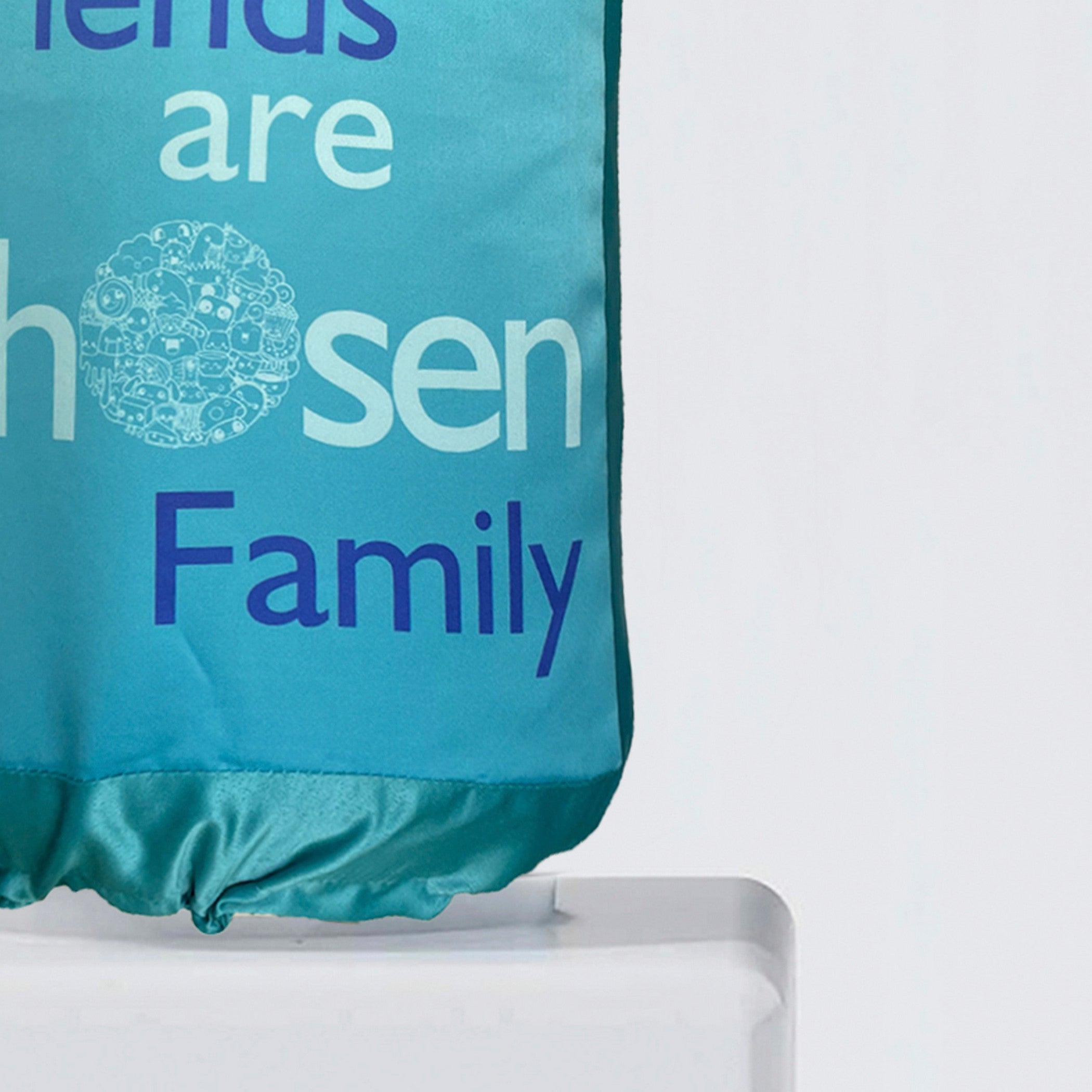Friends Are Chosen Family 20 Litre Water Dispenser Bottle Cover - Reusable Fabric Dust Protector