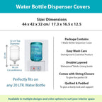 Friends Are Chosen Family 20 Litre Water Dispenser Bottle Cover - Reusable Fabric Dust Protector