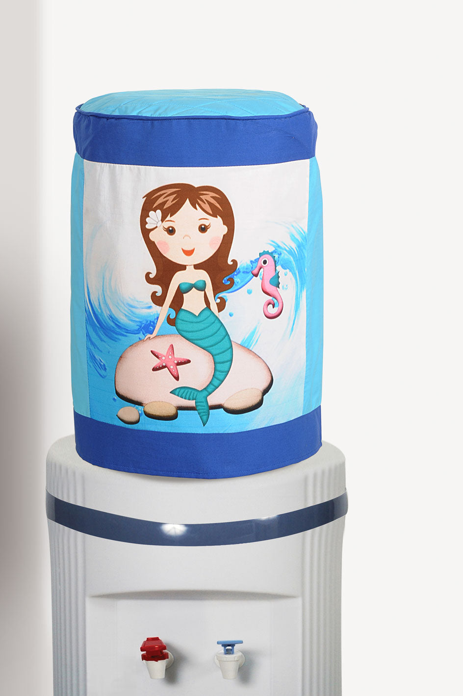 Mermaid Fantasy Printed Water Dispenser Bottle Cover