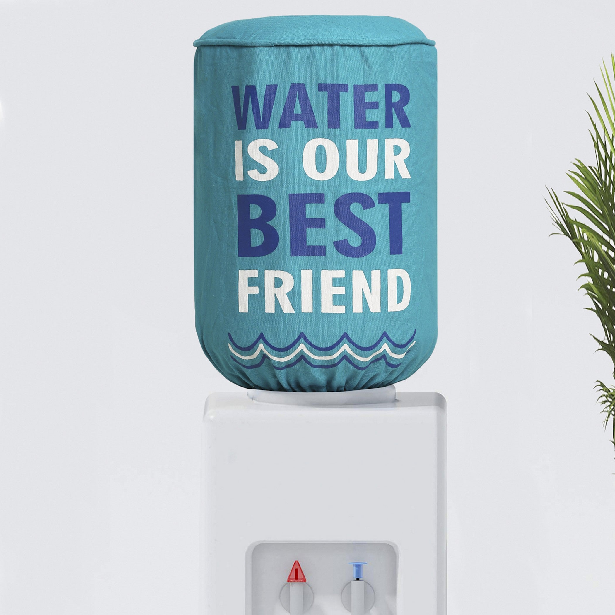Water Dispenser Bottle Cover - “Water Is Our Best Friend” Print