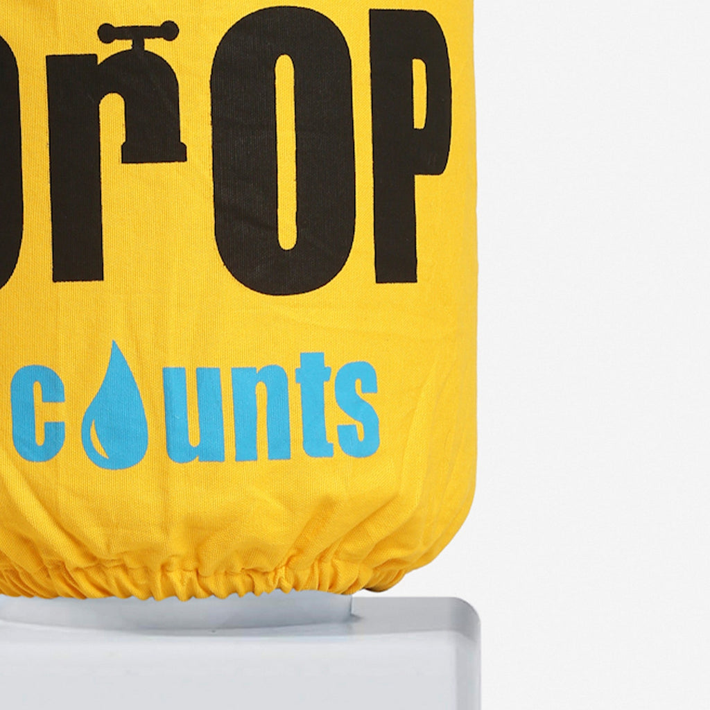 Bold Typography Quote Print with Water Drop Icon (Awareness Theme)
