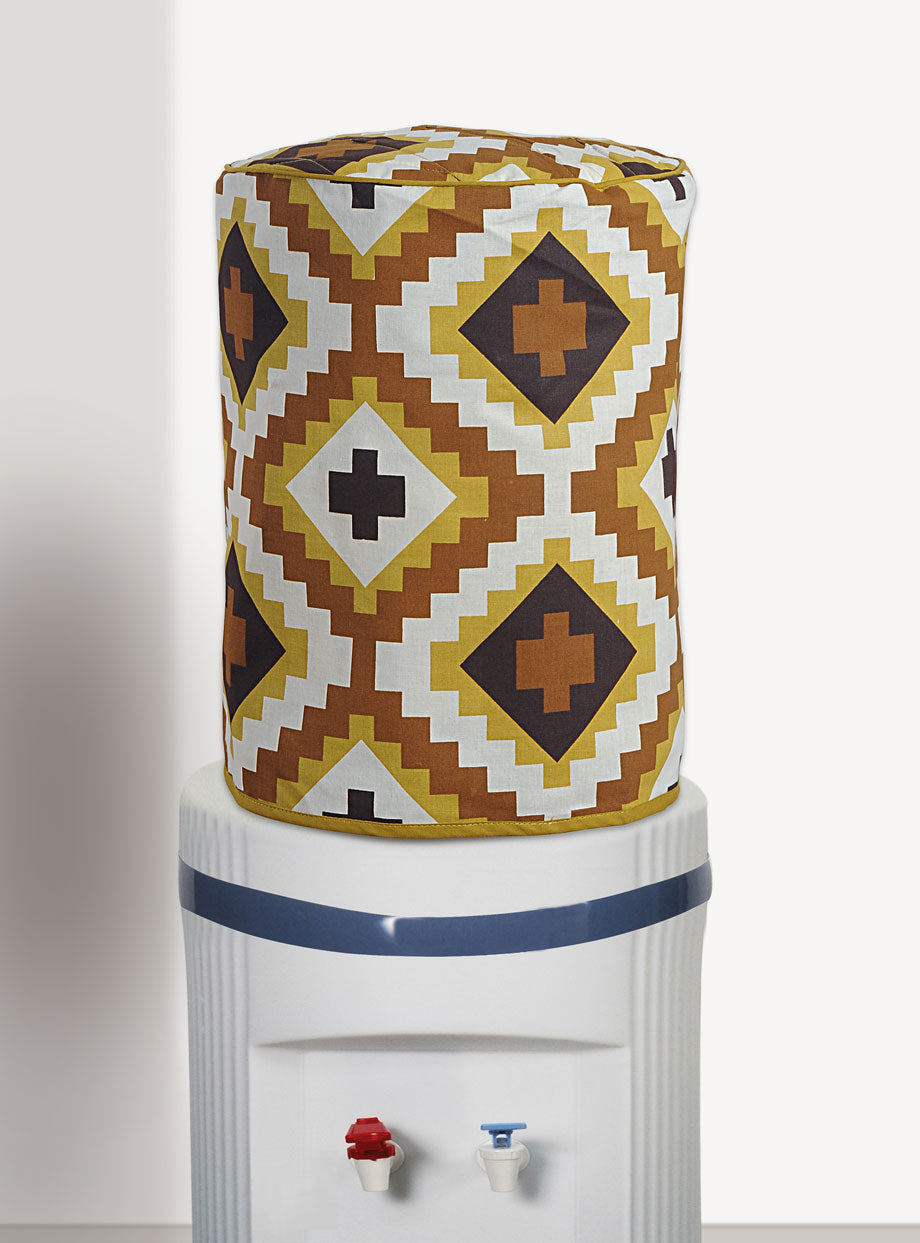 Geometric Ethnic Printed Water Dispenser Bottle Cover
