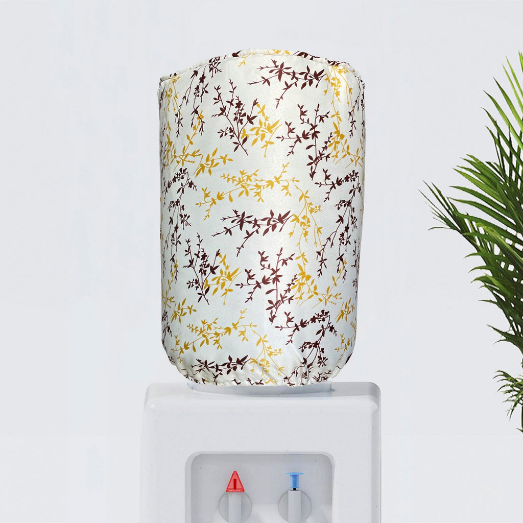 Floral Vine Printed Water Dispenser Bottle Cover - 20 Litre