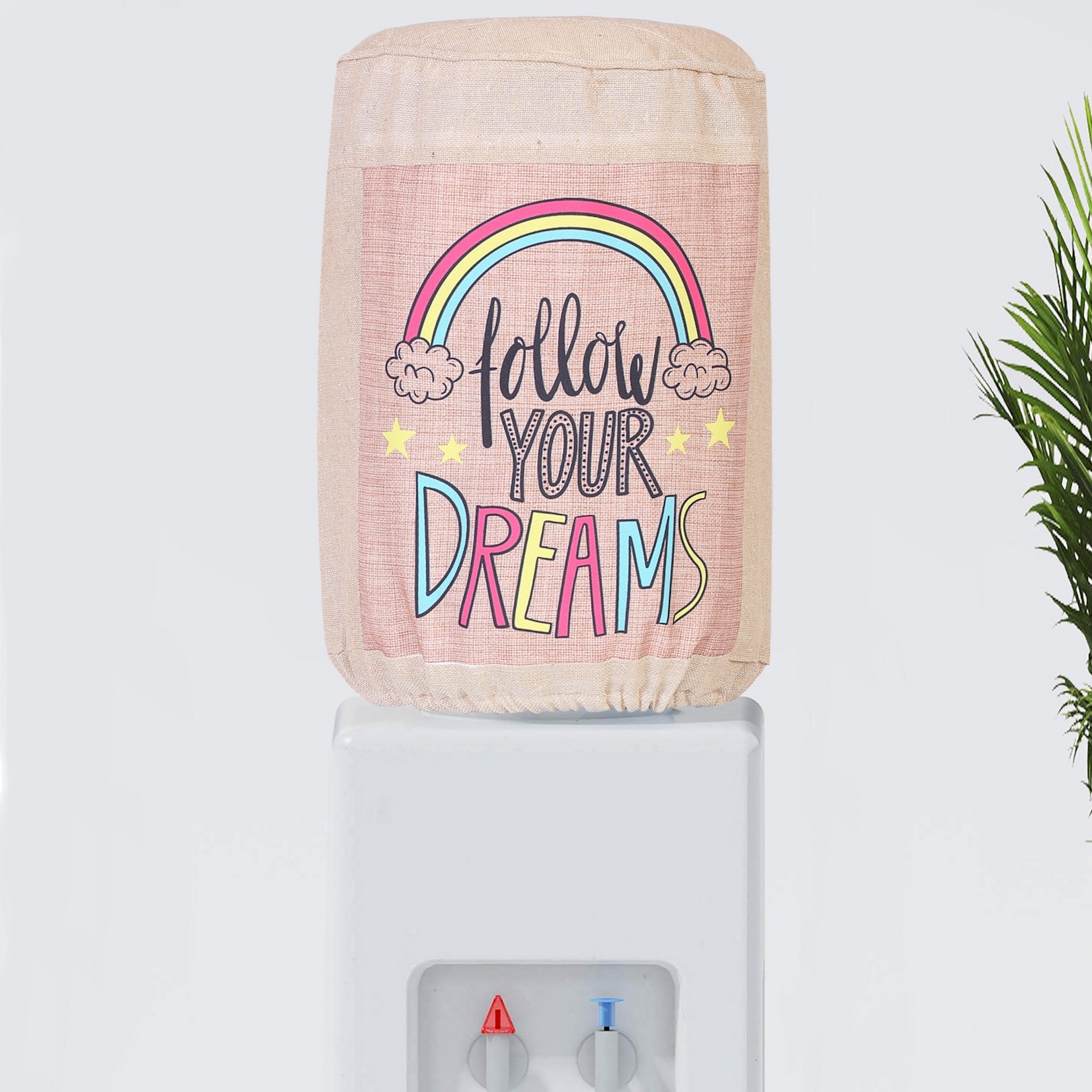 Follow Your Dreams 20 Litre Water Dispenser Bottle Cover - Reusable Fabric Dust Protector