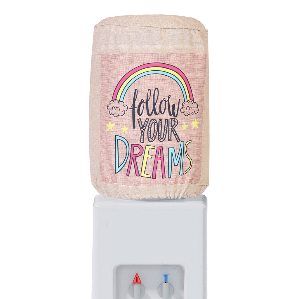 Follow Your Dreams 20 Litre Water Dispenser Bottle Cover - Reusable Fabric Dust Protector