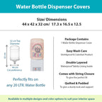 Follow Your Dreams 20 Litre Water Dispenser Bottle Cover - Reusable Fabric Dust Protector