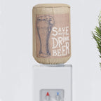 Save Water Drink Beer 20 Litre Water Dispenser Bottle Cover - Reusable Fabric Dust Protector