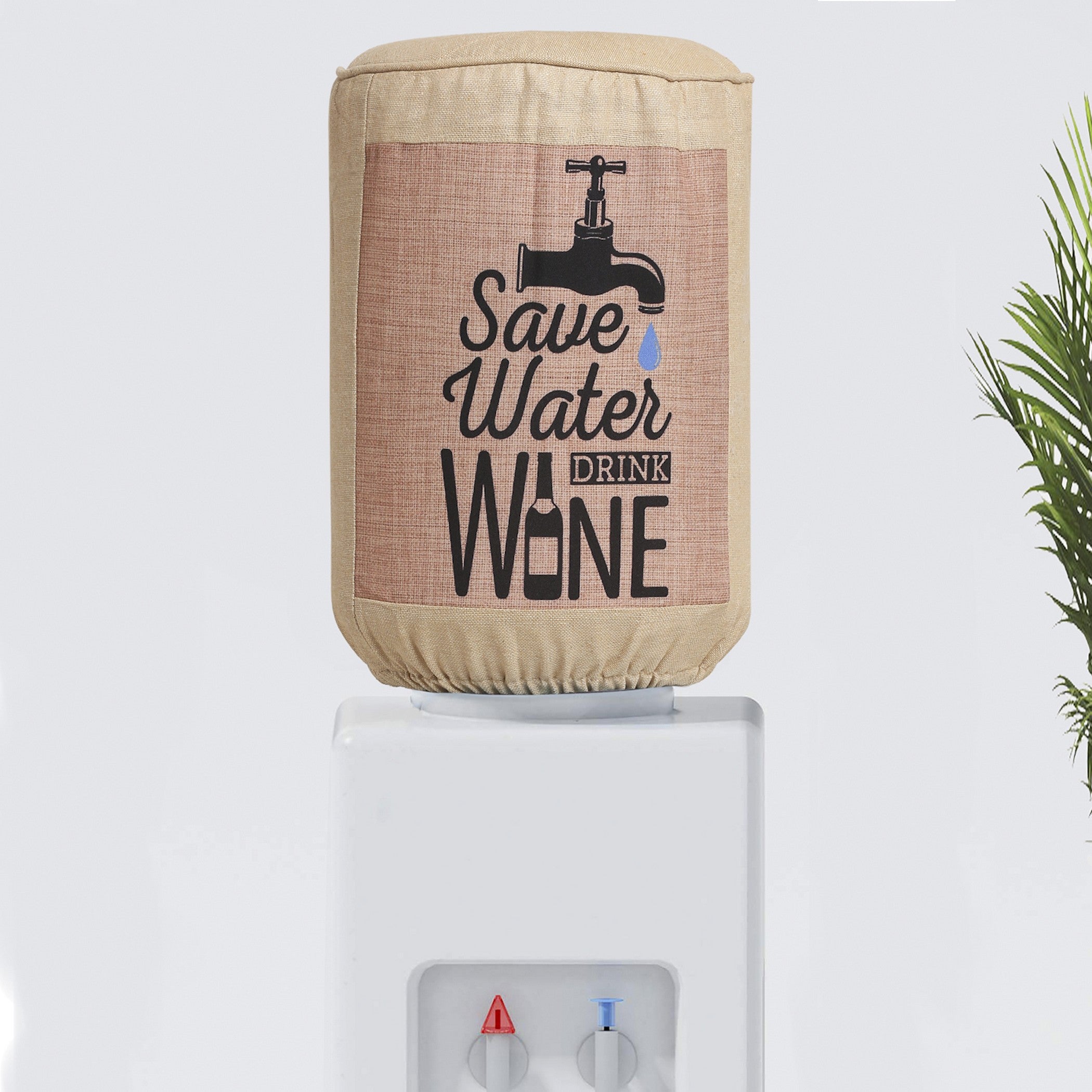 Save Water Drink Wine 20 Litre Water Dispenser Bottle Cover - Reusable Fabric Dust Protector
